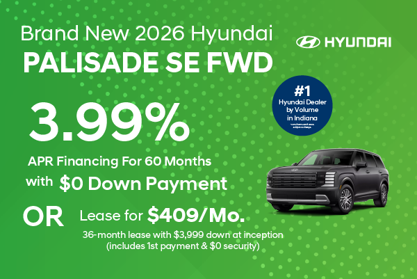 Brand New 2026 Hyundai PALISADE SE fwd