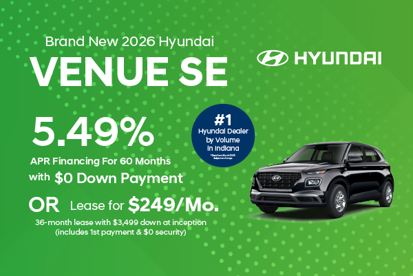Brand New 2026 Hyundai VENUE SE