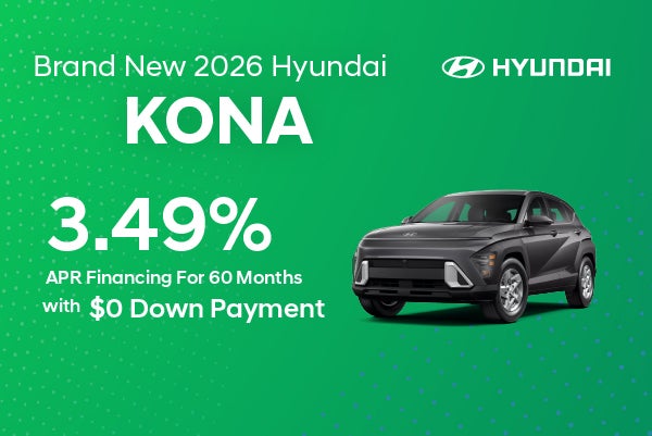 Brand New 2026 Hyundai Kona