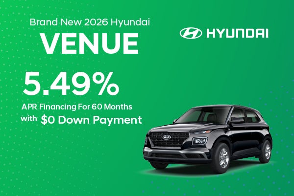 Brand New 2026 Hyundai Venue