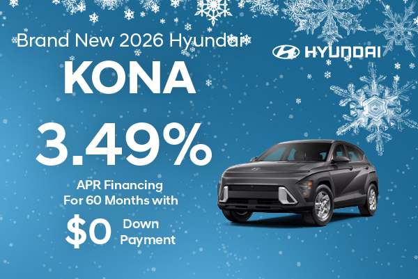 Brand New 2026 Hyundai KONA