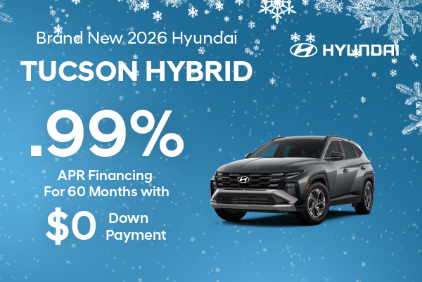Brand New 2026 Hyundai TUCSON Hybrid