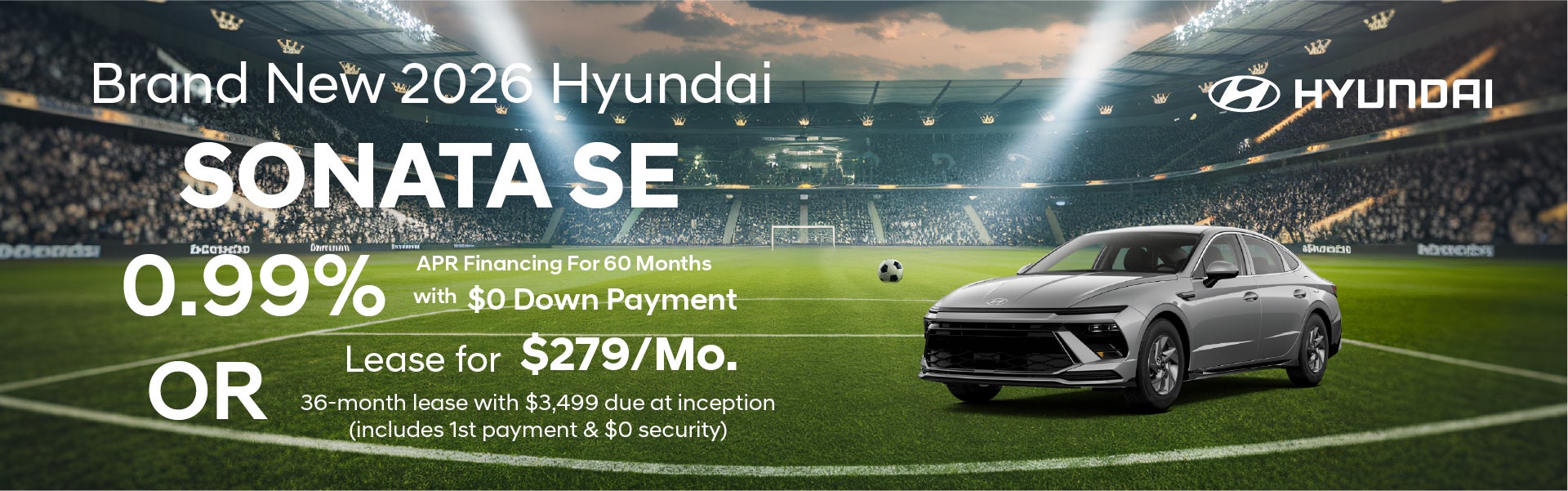 Brand New 2026 Hyundai SONATA SE