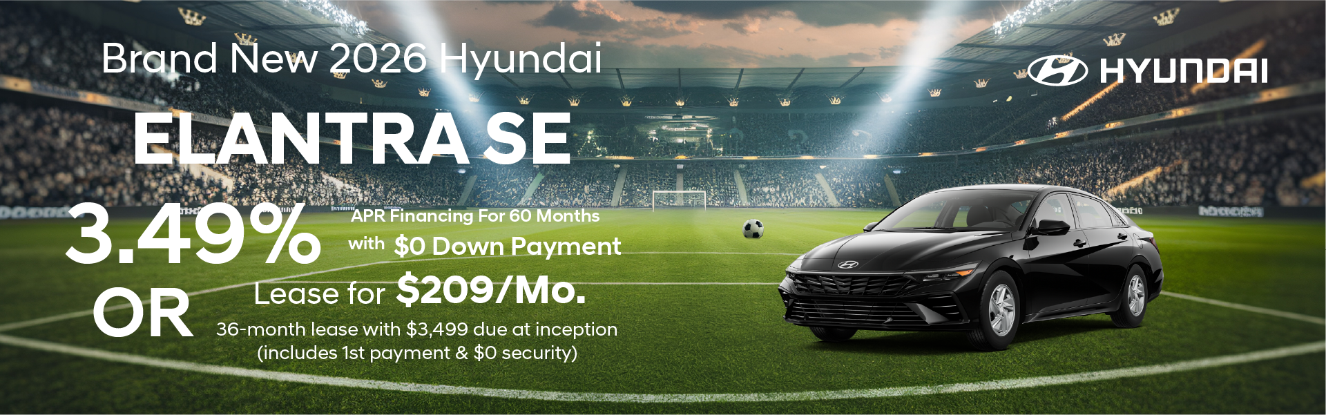 Brand New 2026 Hyundai ELANTRA SE