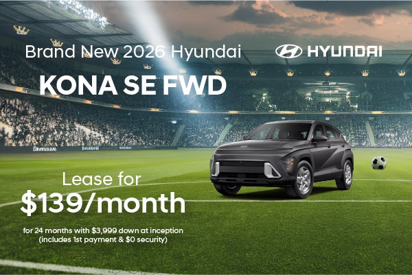 Brand New 2026 Kona SE FWD