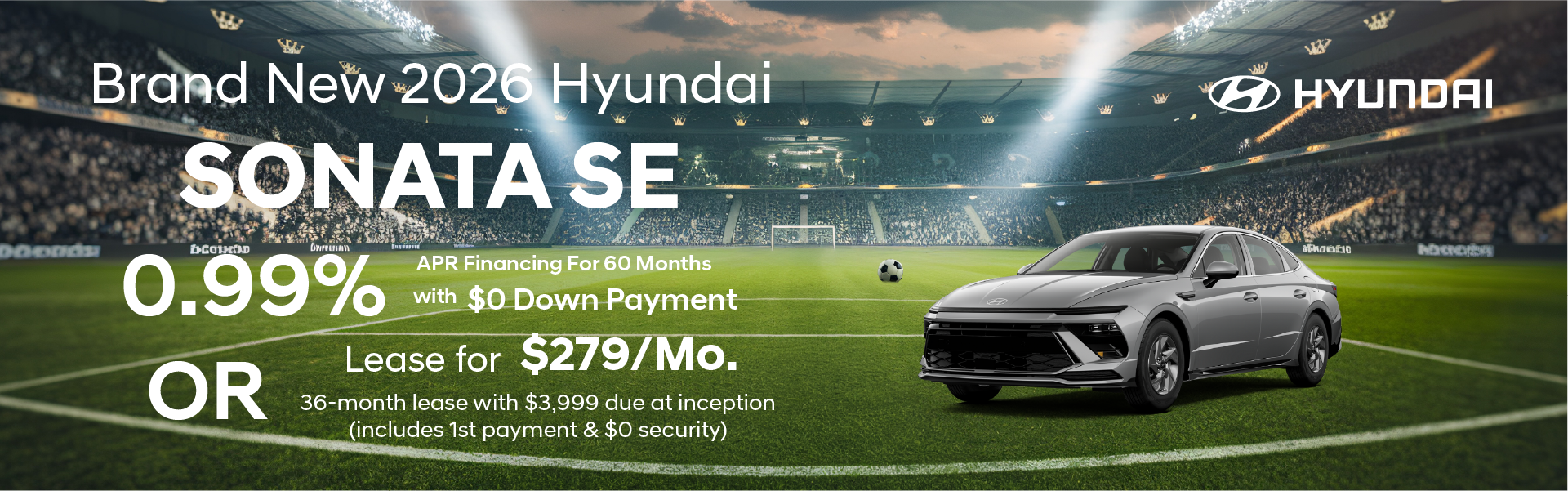 Brand New 2026 Hyundai SONATA SE