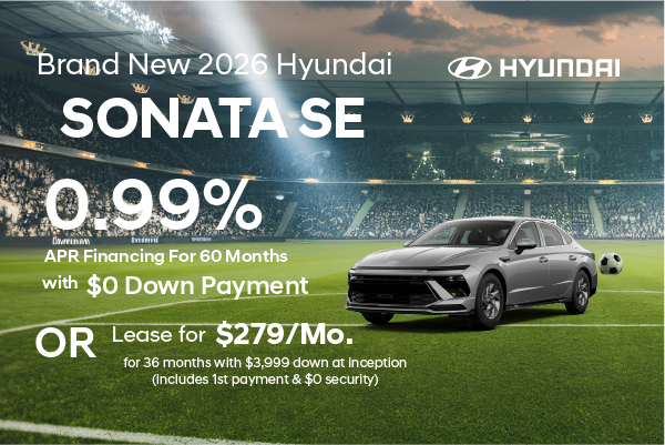 Brand New 2026 Hyundai SONATA SE