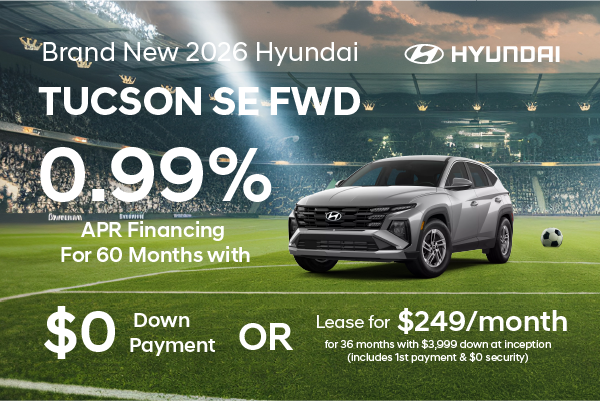 Brand New 2026 Hyundai TUCSON SE FWD
