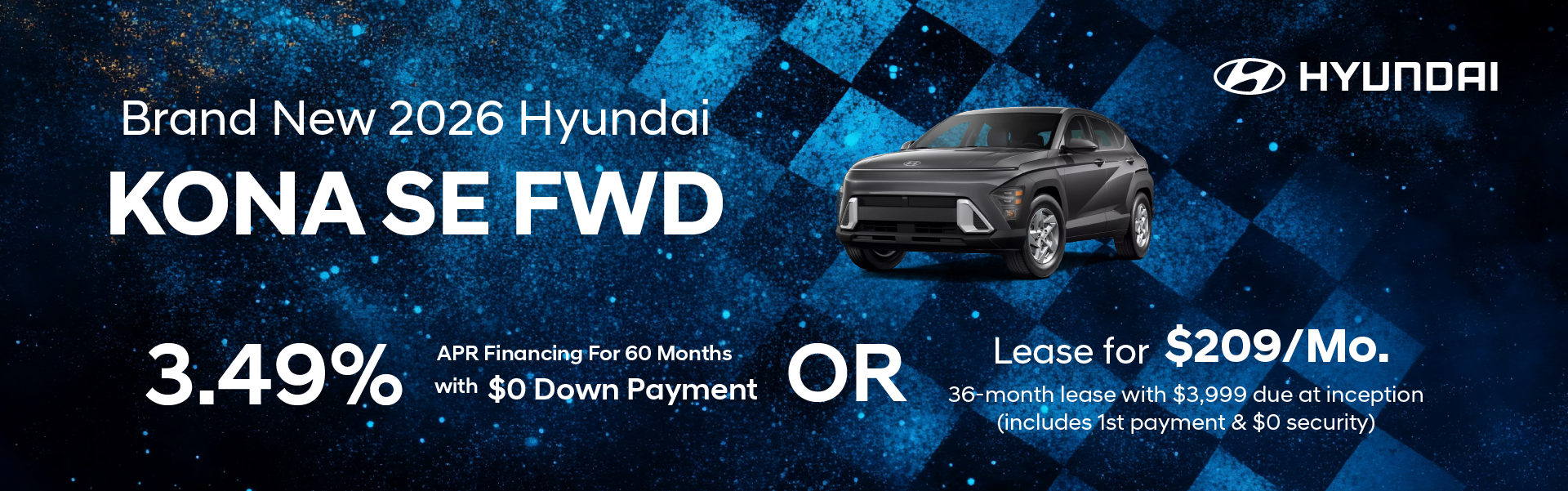 Brand New 2026 Hyundai KONA SE FWD