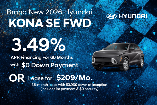Brand New 2026 Hyundai KONA SE FWD