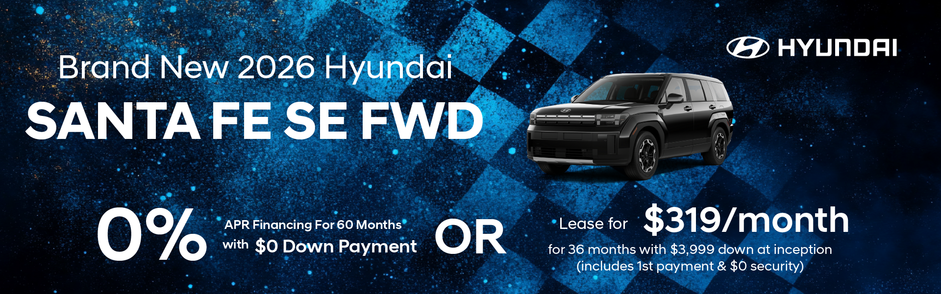 Brand New 2026 Hyundai SANTA FE SE FWD