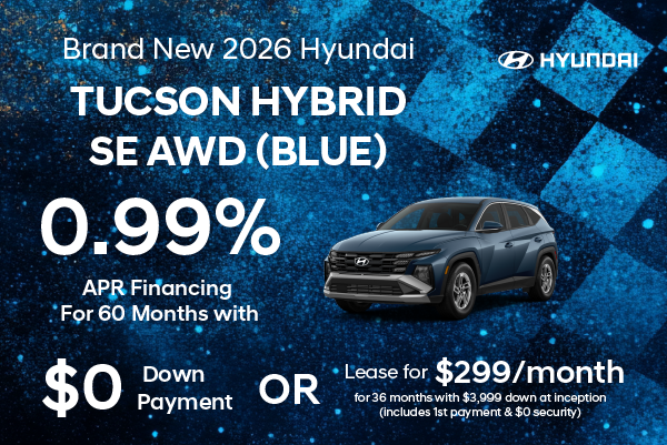 Brand New 2026 Hyundai TUCSON Hybrid Blue SE AWD
