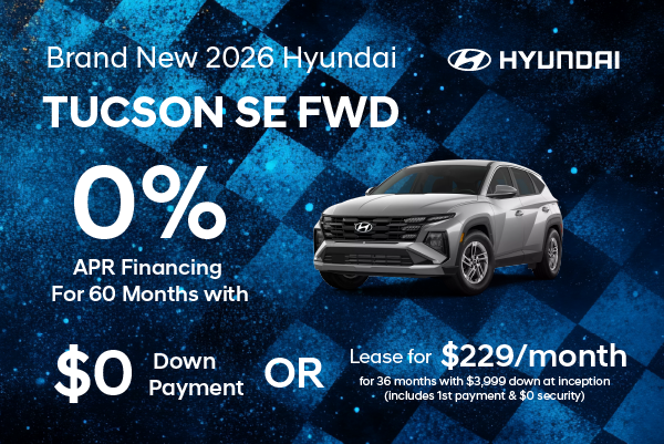 Brand New 2026 Hyundai TUCSON SE fwd