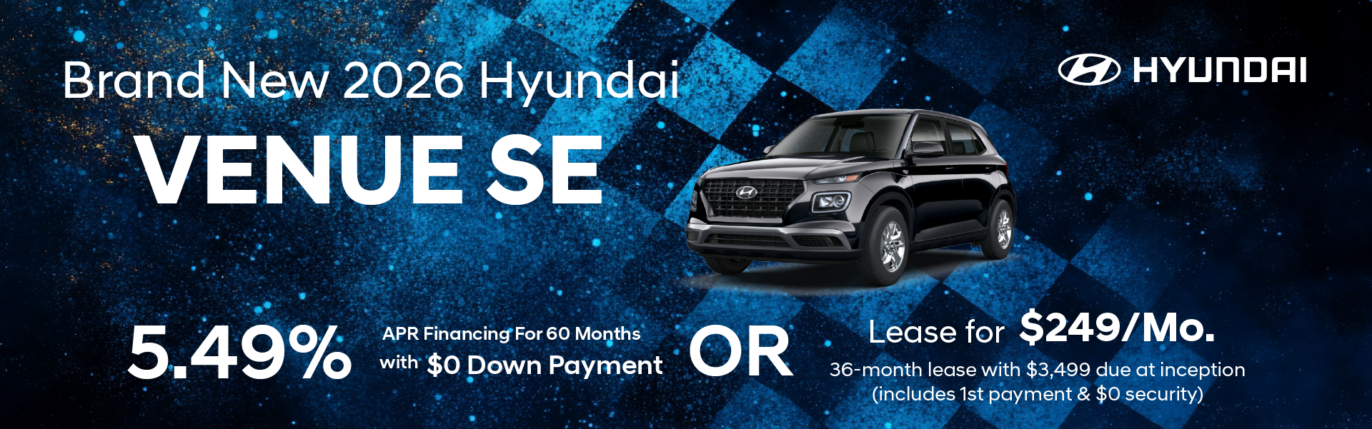 Brand New 2026 Hyundai VENUE SE