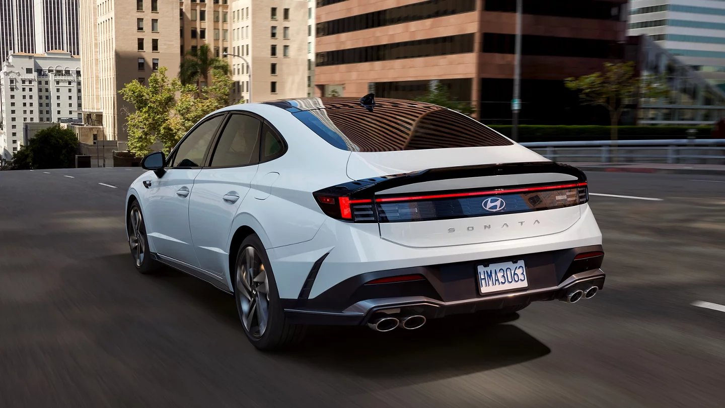 Back of a 2024 Hyundai Sonata