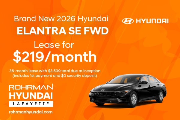 Brand New 2026 Hyundai Elantra SE FWD