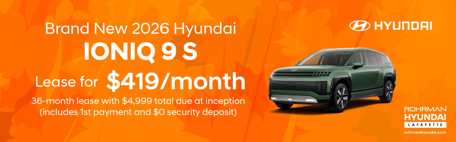 Brand New 2026 Hyundai IONIQ 9 S