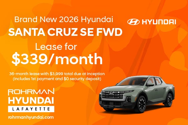 Brand New 2026 Hyundai SANTA CRUZ SE FWD