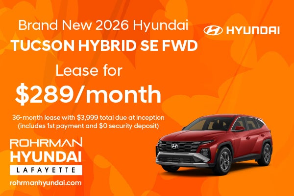 Brand New 2026 Hyundai Tucson Hybrid SE FWD