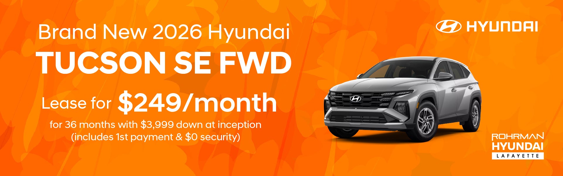 Brand New 2026 Hyundai Tucson SE FWD