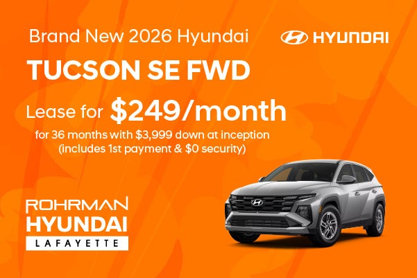 Brand New 2026 Hyundai Tucson SE FWD