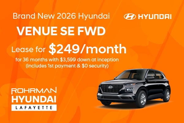 Brand New 2026 Hyundai Venue SE FWD