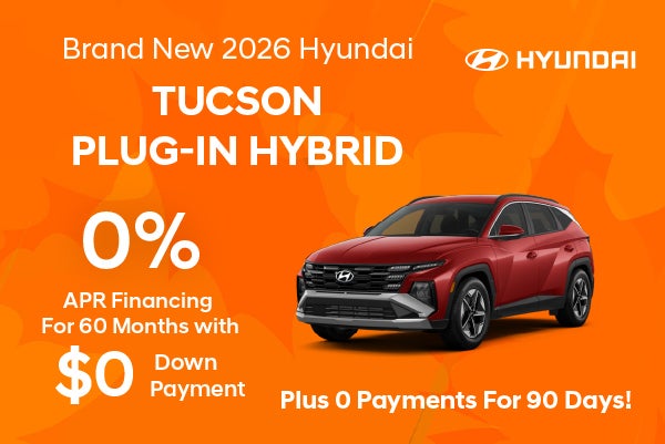 Brand New 2026 Hyundai Tucson Plug-in Hybrid