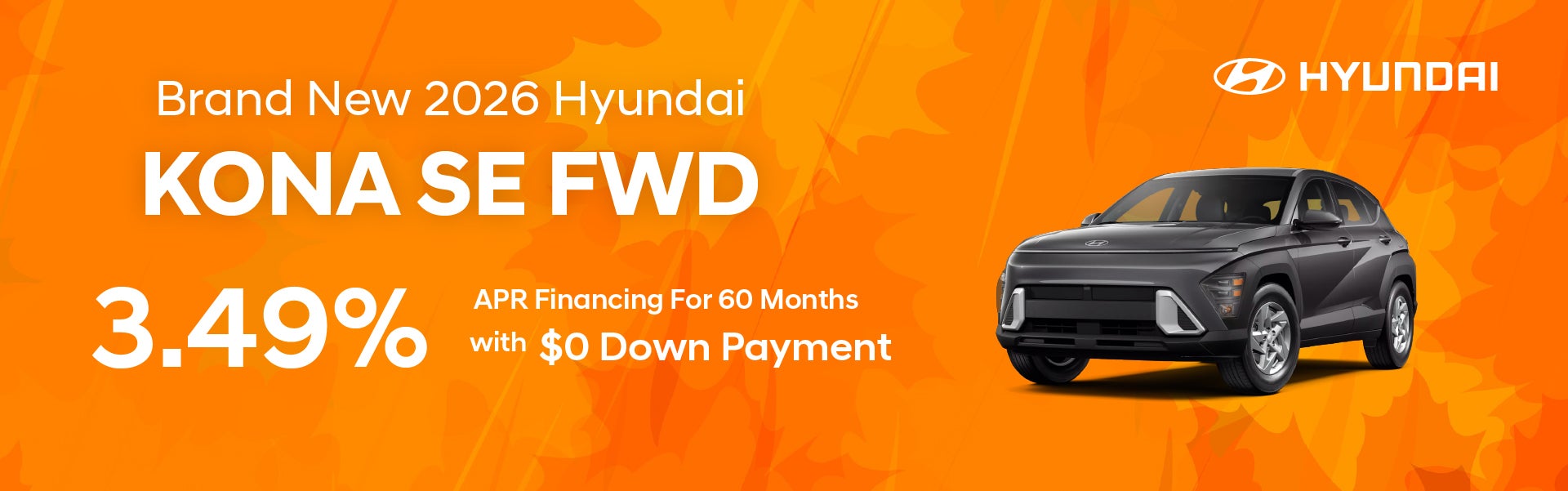 Brand New 2026 Hyundai Kona SE FWD