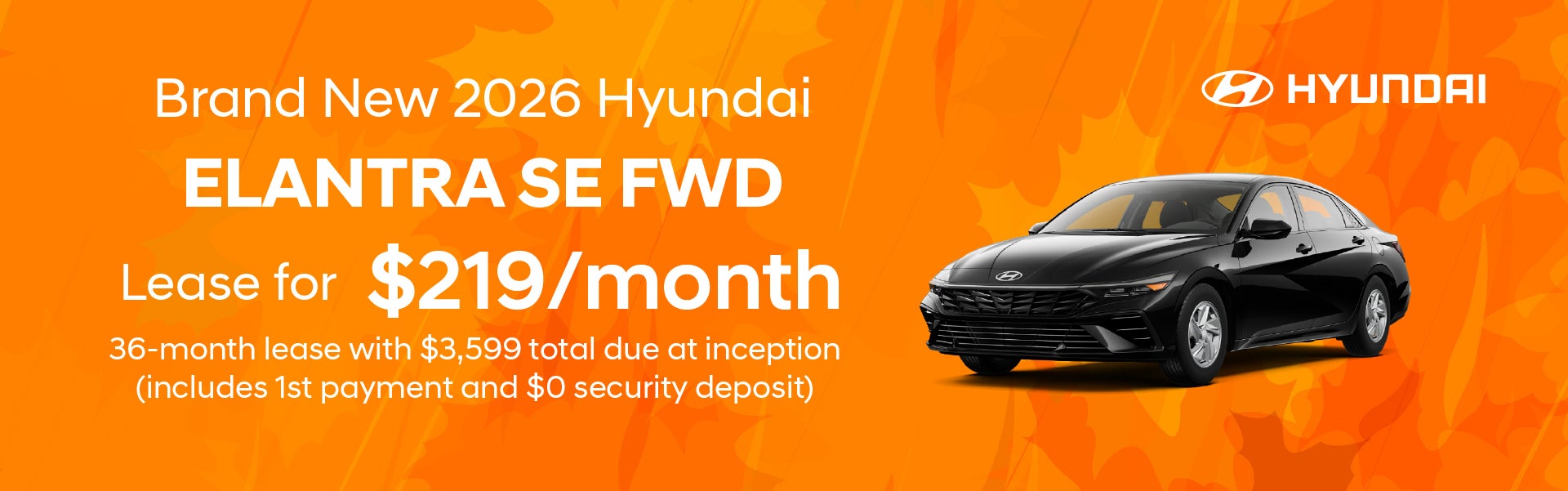 Brand New 2026 Hyundai Elantra SE FWD
