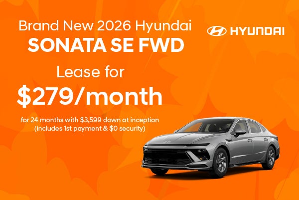 Brand New 2026 Hyundai Sonata SE FWD