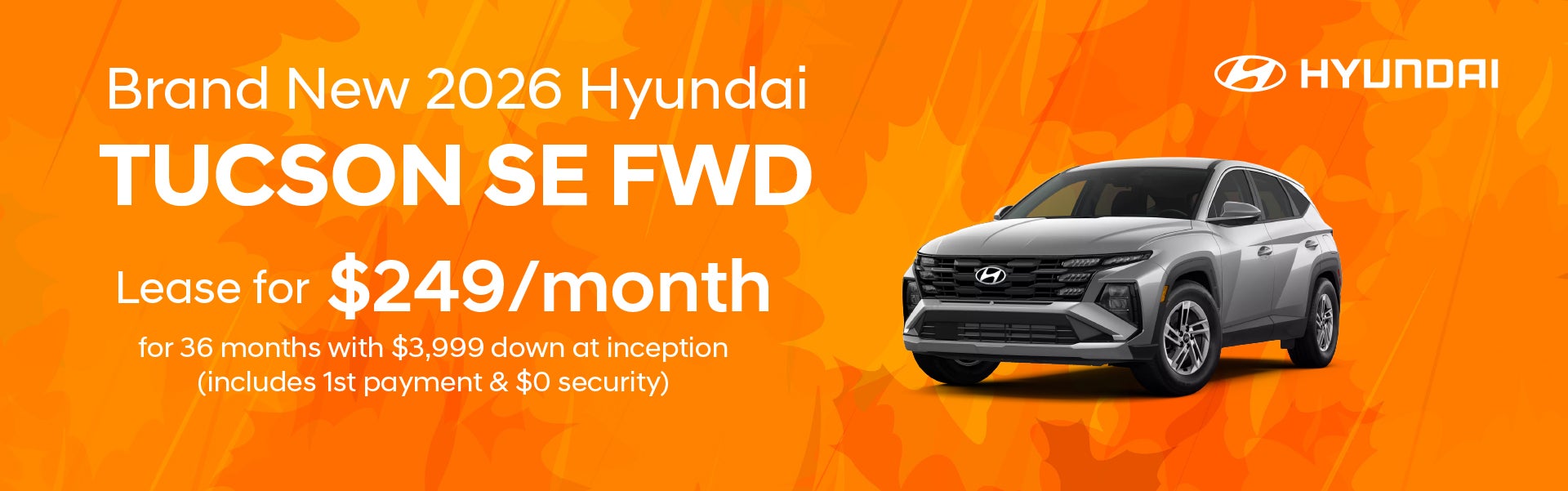 Brand New 2026 Hyundai Tucson SE FWD