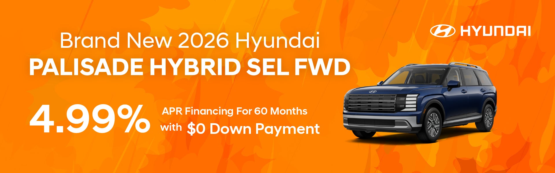 Brand New 2026 Hyundai Palisade Hybrid SEL FWD
