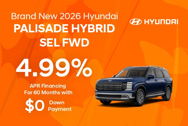 Brand New 2026 Hyundai Palisade Hybrid SEL FWD