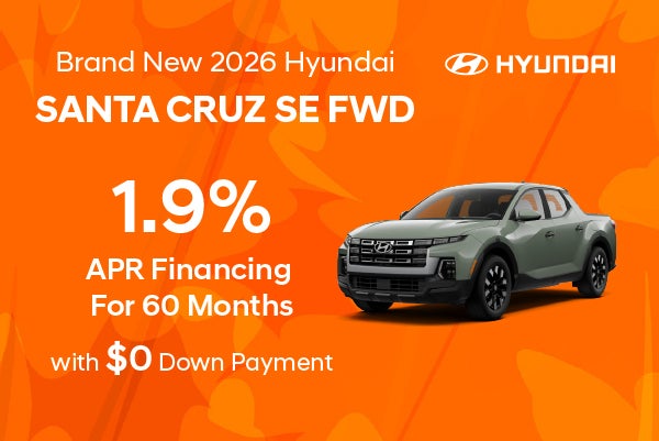 Brand New 2026 Hyundai Santa Cruz SE FWD