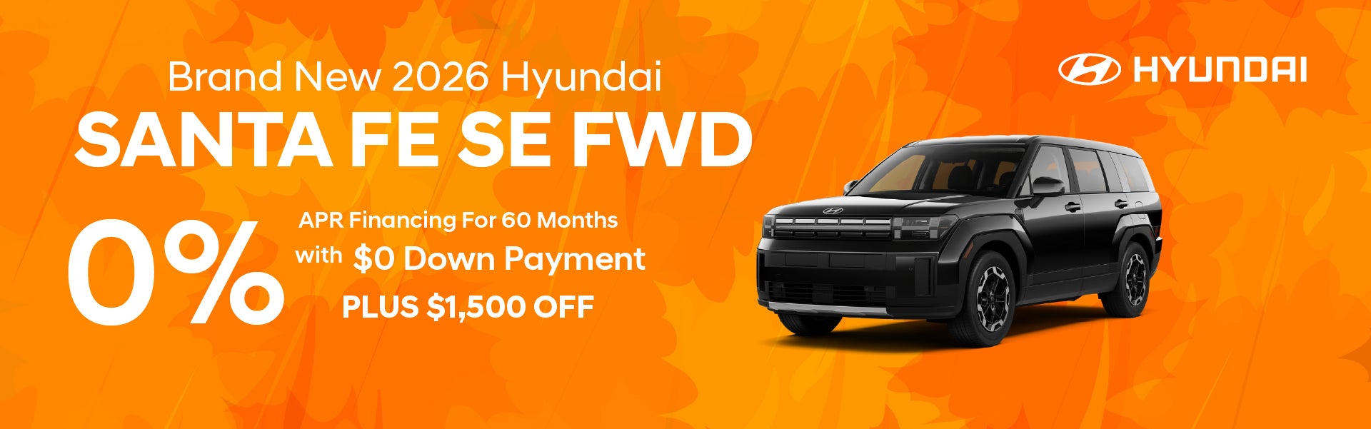 Brand New 2026 Hyundai Santa Fe SE FWD