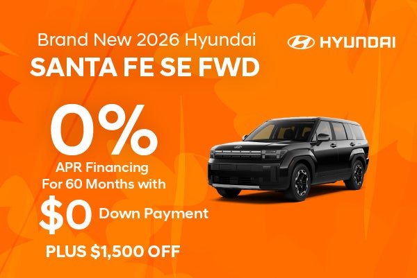 Brand New 2026 Hyundai Santa Fe SE FWD