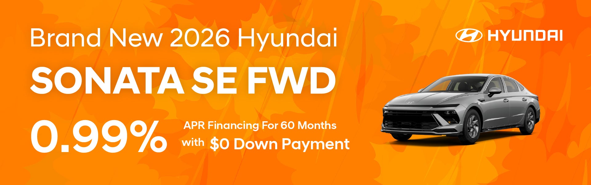 Brand New 2026 Hyundai Sonata SE FWD