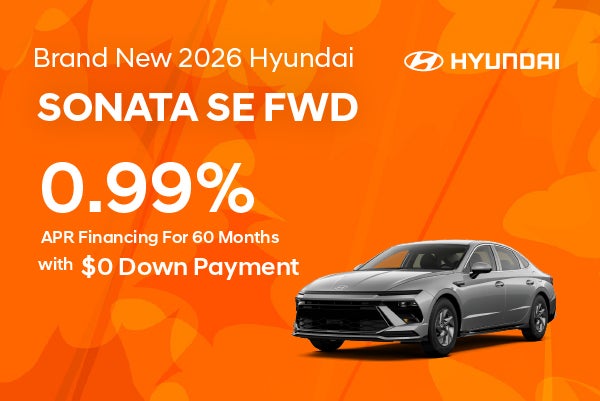 Brand New 2026 Hyundai Sonata SE FWD